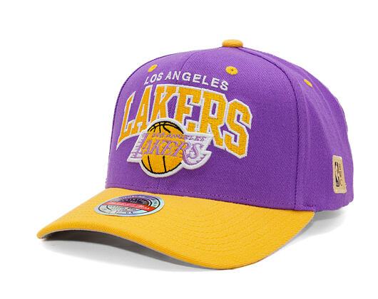 Kšiltovka Mitchell & Ness - NBA Team Arch Snapback - Los Angeles Lakers - Purple / Yellow