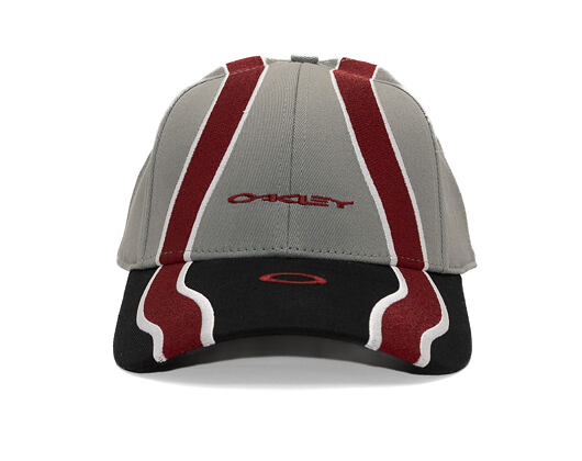 Kšiltovka Oakley - Wave Cap - Cement/Black/Iron Red