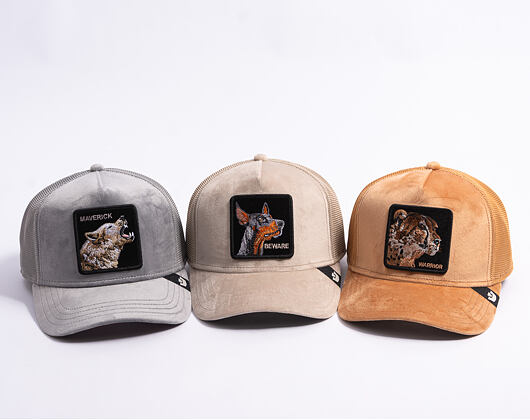 Kšiltovka Goorin - Velour Cheetah - Heat