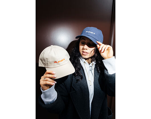 Kšiltovka 8by8 - Dadcap - "idk, google it" - Tan/Orange