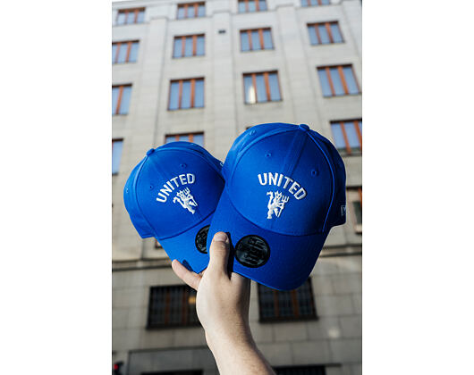 Dětská Kšiltovka New Era -  Seasonal 9FORTY - Manchester United FC - Blue