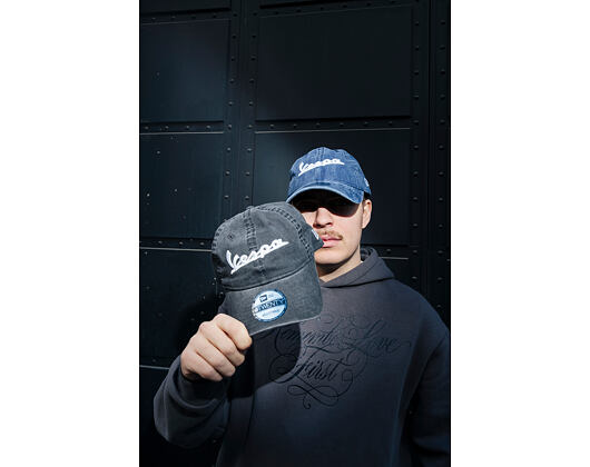 Kšiltovka New Era - Piagio Washed 9TWENTY - Vespa - Ocean Blue