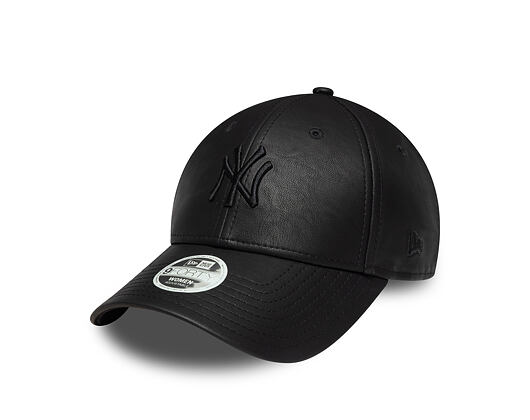 Dámská Kšiltovka New Era - MLB PU Leather 9FORTY - NY Yankees - Black