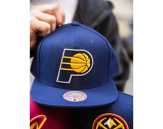 Kšiltovka Mitchell & Ness - Indiana Pacers - Team Ground 2.0 Snapback - Blue