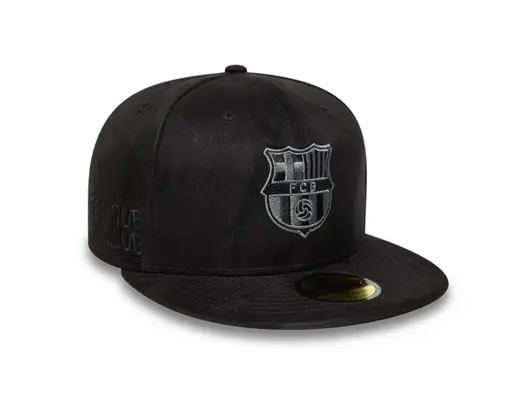 Kšiltovka New Era - "Mes Que Un" 59FIFTY - Barcelona FC - Suede Black