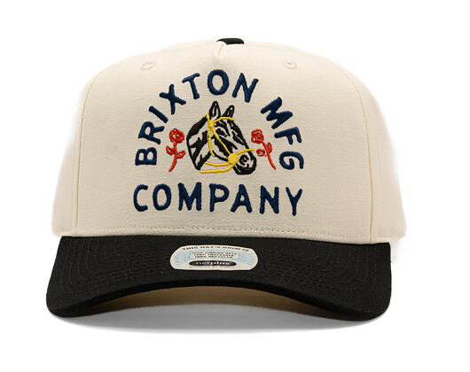Kšiltovka Brixton - Trophy Horse MP Snapback - Black/Off White