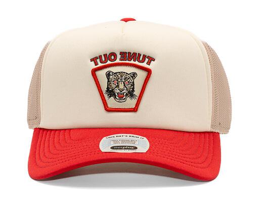 Kšiltovka Brixton - Lost In Reality MP Trucker - White/Rush