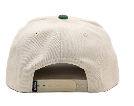 Kšiltovka Brixton - Linwood MP Snapback - Off White/Primal Green