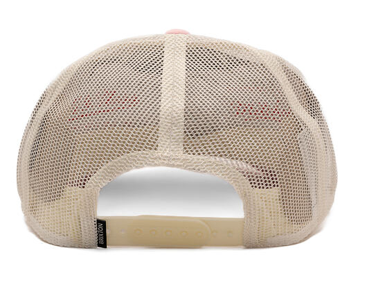 Kšiltovka Brixton - Cherry MP Trucker - Off White/Pink