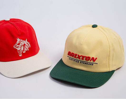 Kšiltovka Brixton - Certified LP Dadcap - Washed Yellow/Medite
