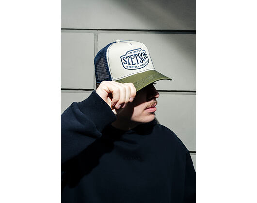 Kšiltovka Stetson - Trucker Cap - Western Patch - 45