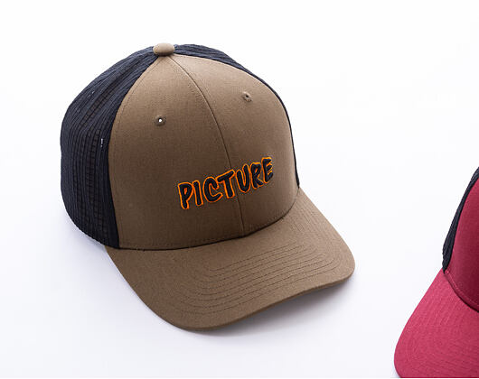 Kšiltovka Picture - Kuldo Trucker - Tobacco