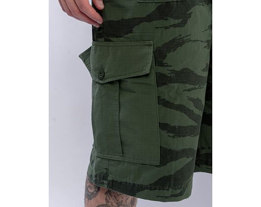 Kraťasy Rip N Dip - A Team Camo Cargo Shorts (Military Green)