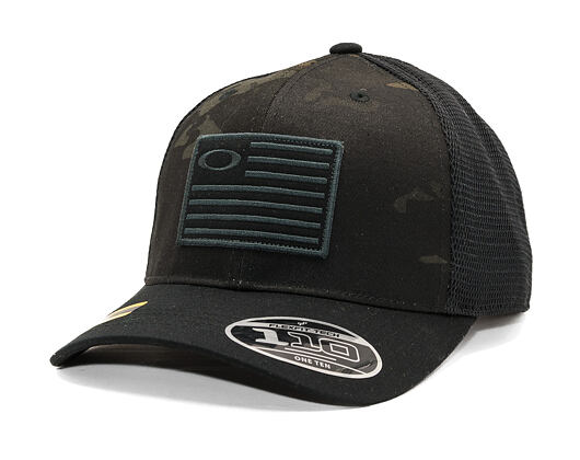 Kšiltovka Oakley - Si Multicam Flag 110 Snapbck Cap - Black Multicam