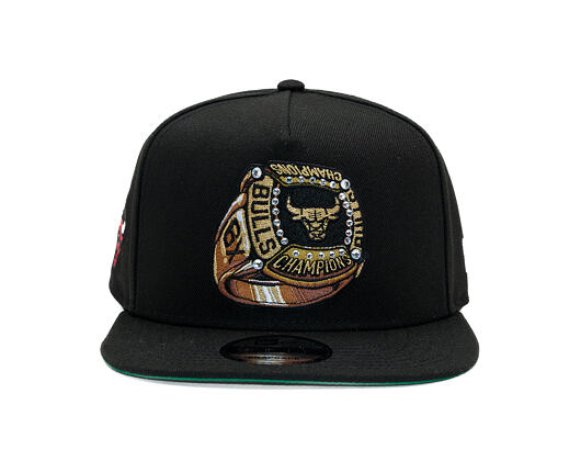 Kšiltovka New Era - NBA Ring 9FIFTY A-Frame - Chicago Bulls - Black