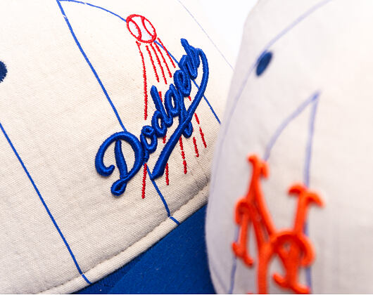 Kšiltovka New Era - MLB Retro Linen Pinstripe 59FIFTY Retro Crown - LA Dodgers - Team Color