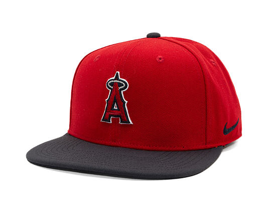 Kšiltovka Nike - Dri-Fit Pro - Los Angeles Angels - Gym Red 6DL/Pitch Blue 4FA