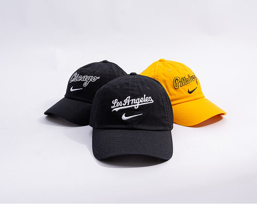 Kšiltovka Nike - Primetime Club Unstructured - Los Angeles Dodgers - Black 00A