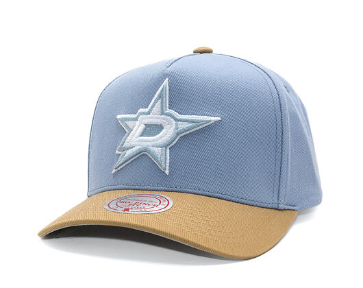 Kšiltovka Mitchell & Ness  - NHL Frosted Peak - Pro Pinch Snapback - Dallas Stars - Blue/Brown