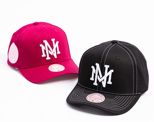 Kšiltovka Mitchell & Ness  - Branded Baseline -Pro Crown Snapback - Black