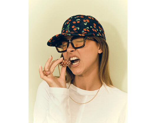 Kšiltovka Kangol - Tropic Cherry Spacecap - Navy