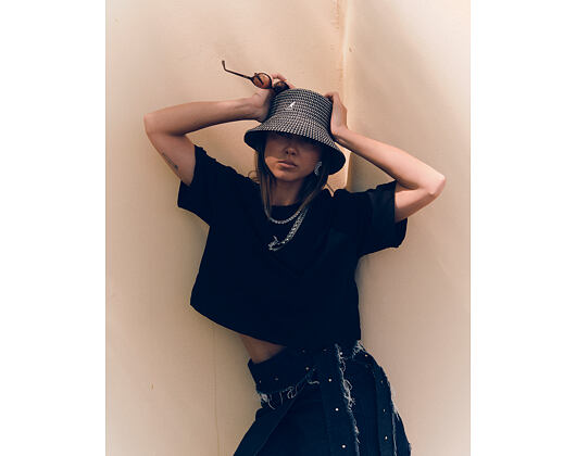 Klobouk Kangol - Grid Knit Bucket - Black
