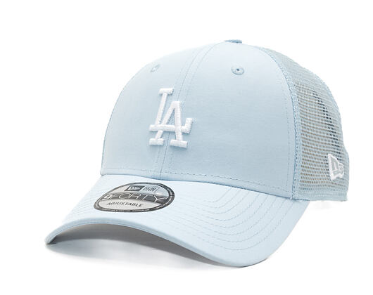 Kšiltovka New Era - MLB Midi Homefield 9FORTY Trucker - LA Dodgers - Sky Blue / White
