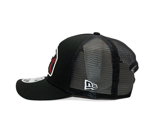 Kšiltovka New Era - NBA Felt Patch 9FORTY M-CROWN A-Frame Trucker - Chicago Bulls - Black