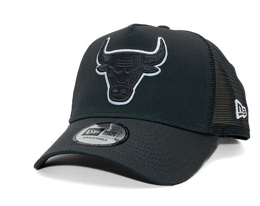 Kšiltovka New Era - NBA Outline 9FORTY A-Frame Trucker - Chicago Bulls - Steel / White