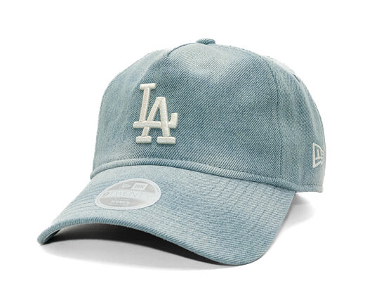 Dámská Kšiltovka New Era - MLB Denim 9TWENTY A-Frame - LA Dodgers - Pastel Blue