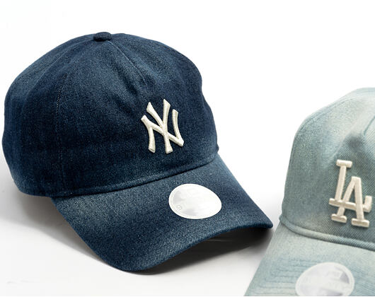 Dámská Kšiltovka New Era - MLB Denim 9TWENTY A-Frame - NY Yankees - Navy