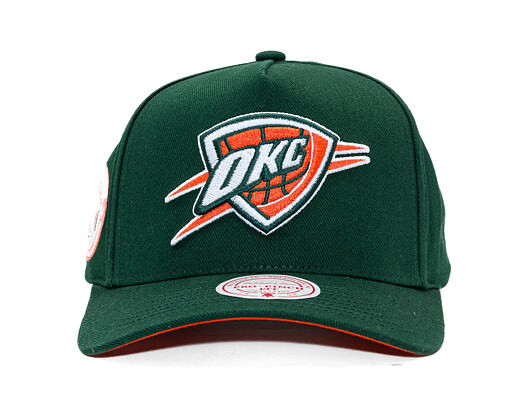 Kšiltovka Mitchell & Ness - NBA - Emerald Slam - Oklahoma City Thunder - Green/Orange