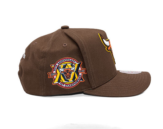 Kšiltovka Mitchell & Ness - NBA - Chestnut Peak - Chicago Bulls - Brown