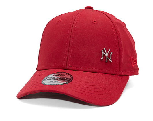 Dětská Kšiltovka New Era - MLB Flawless 9FORTY - NY Yankees - Scarlet