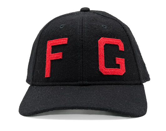New Era - Fear Of God - 9FORTY Unstructured Felt Logo - Kansas City Monarchs - Black / Red