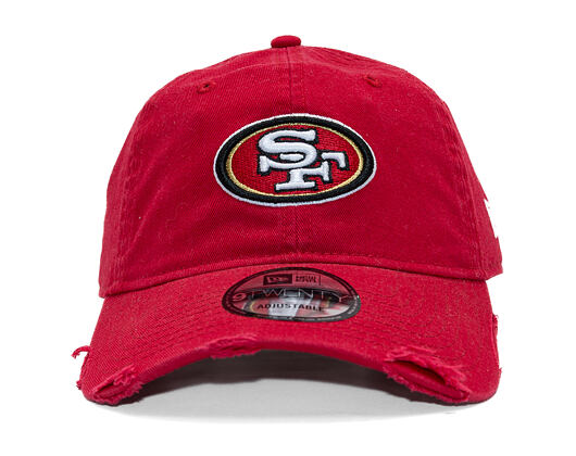 Kšiltovka New Era - NFL Wash & Distressed 9TWENTY - SF 49ers - Scarlet