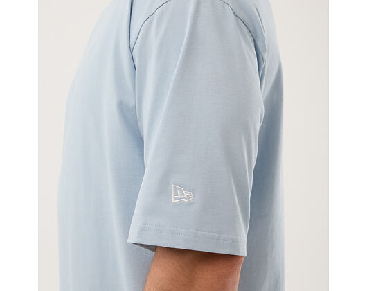 Triko New Era - MLB Script Oversized Tee - NY Yankees - Sky Blue