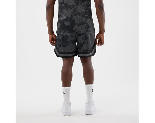 Kraťasy New Era - Branded Print Mesh Shorts - Black