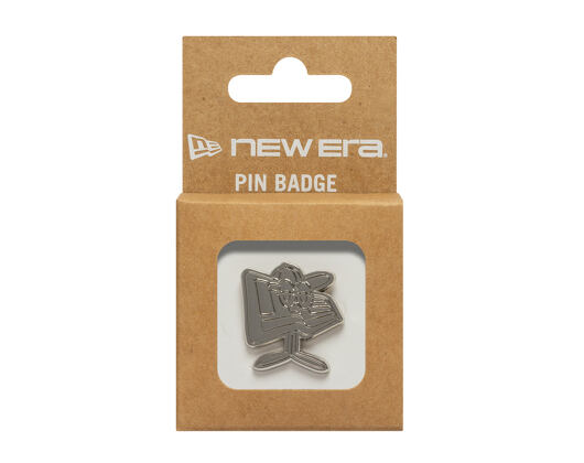 Připínáček New Era - Branded Cap Pin Flag - Silver