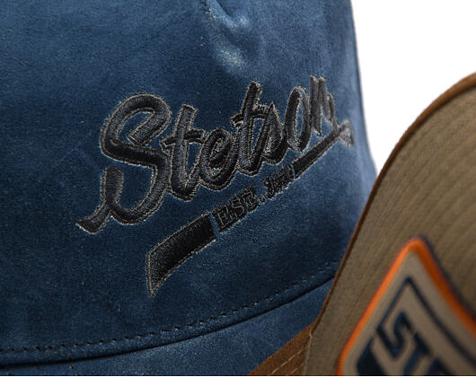Kšiltovka Stetson - Trucker Cap - Denim Leather - 2