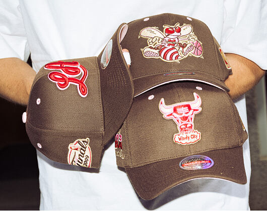 Kšiltovka Mitchell & Ness - NBA - Brown Sugar Bacon - Los Angeles Lakers - Brown
