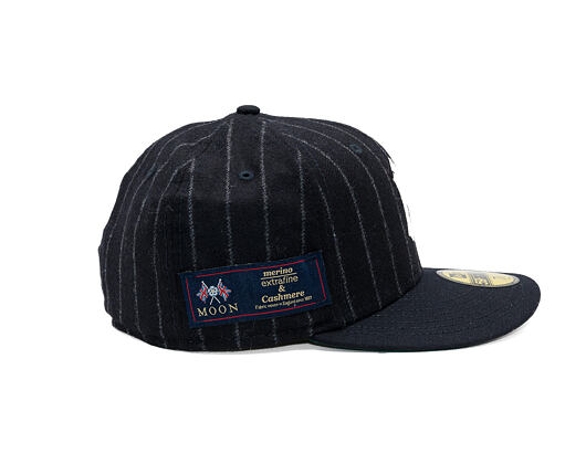 Kšiltovka New Era - MLB Moon Cooperstown 59FIFTY - NY Yankees - White And Navy Pinstripe
