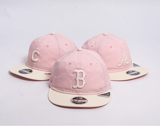 Kšiltovka New Era - MLB Washed Tie Dye 9FIFTY Retro Crown - Boston Red Sox - Pink