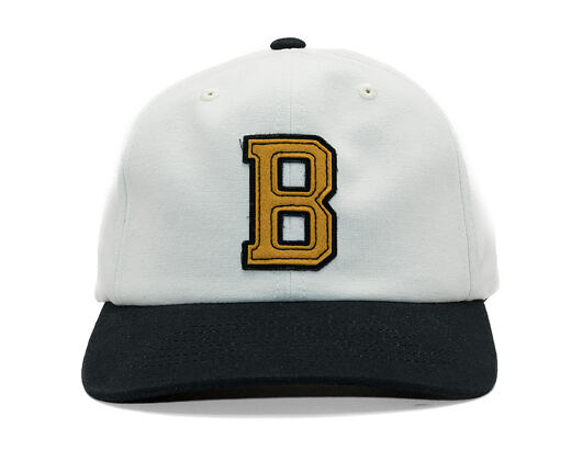 Kšiltovka Brixton - Big B Mp Cap - Off White/Black/Mustard