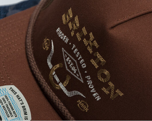 Kšiltovka Brixton - Beekman C Np Mp Trucker Hat - Brown/Brown