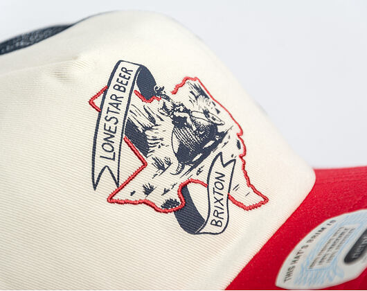 Kšiltovka Brixton - Lonestar X Brixton Trucker - Red/White/Blue