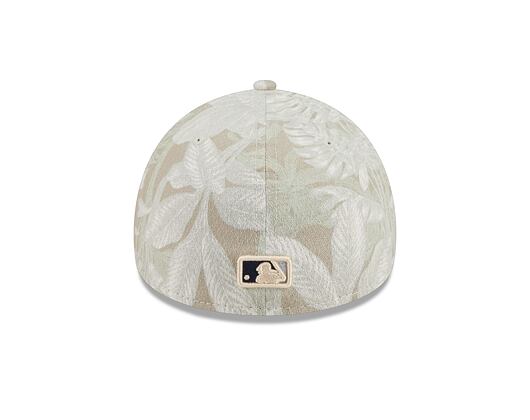 Kšiltovka New Era - MLB Three Looms "Leafy Palm" 59FORTY A-Frame - NY Yankees - Stone