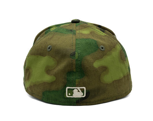 Kšiltovka New Era - MLB Ripstop Camo 59FORTY - NY Yankees - Woodland Camo