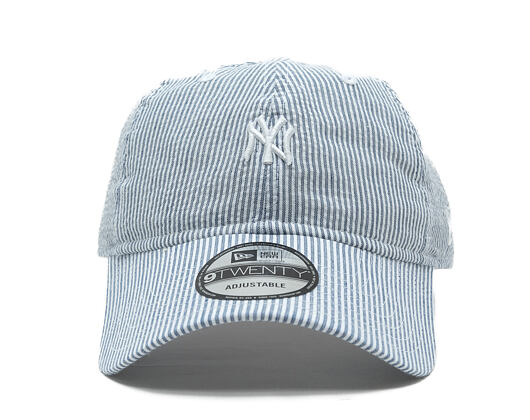 Kšiltovka New Era - MLB Seersucker 9TWENTY - NY Yankees - Navy / White