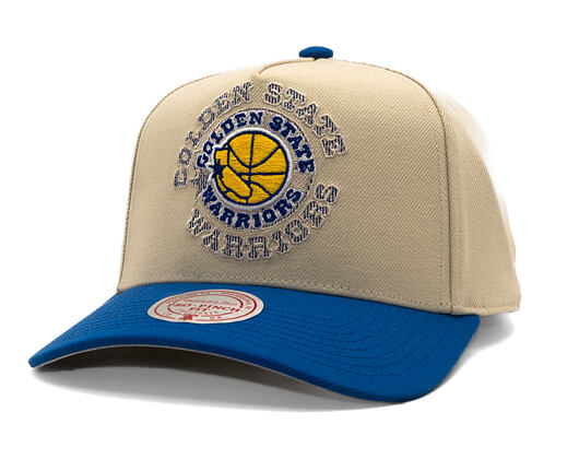 Kšiltovka Mitchell & Ness - Off Tilted Hwc - NBA - Golden State Warriors - Off White
